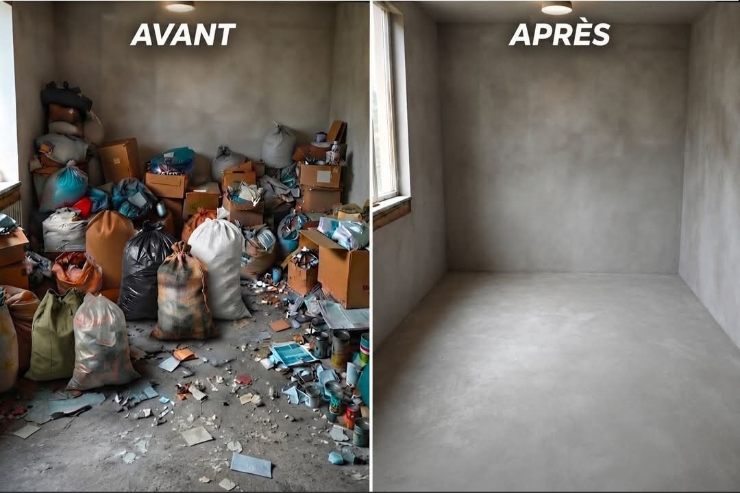 Debarras d un sous-sol encombre